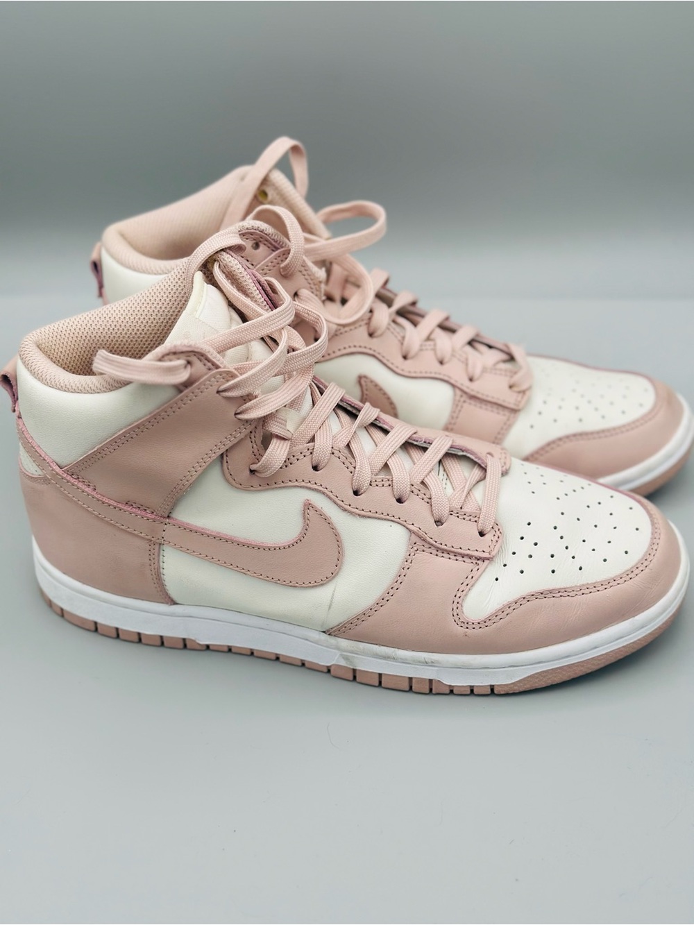 Nike Dunks Hi Top Pastel Pink